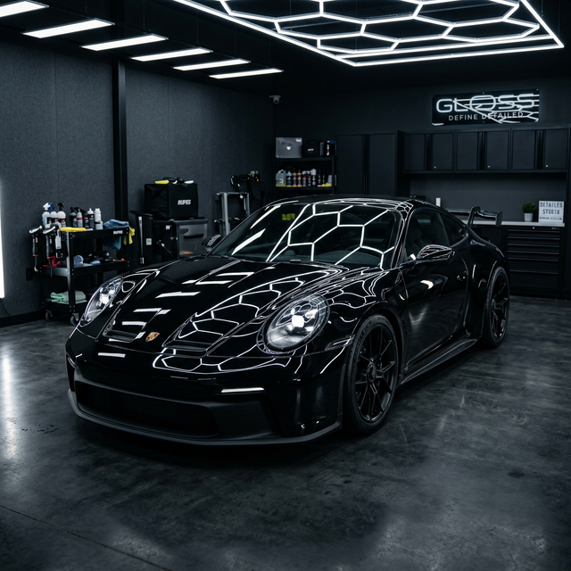 Porsche 911 Lakcorrectie